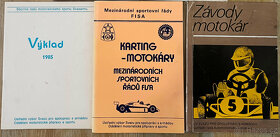 závodní motokáru plakát kniha Mistrovství ČSSR auta Most - 5