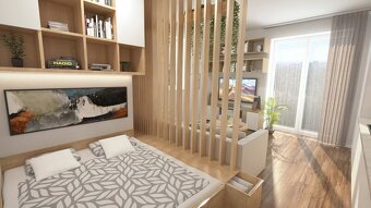 Moderní byt 1+kk s balkonem, parkovacím stáním a zahradou, l - 5