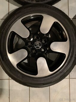 Alu kola Škoda R17 5X112 LETNÍ PNEU 225/50 R17 PROTEUS - 5