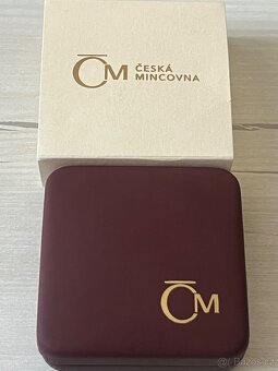 Zlato / zlatá medaile mince Sdružení českých umělců proof - 5