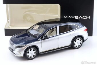 1:18 Mercedes Maybach EQS 680 SUV Z296 bluesilver NZG - 5