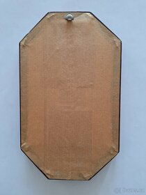 Výšivka "Dáma" - v dřevěném rámečku - 5