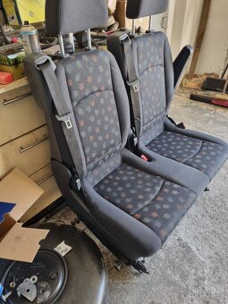 Prostřední řada sedaček Mercedes Vito W639 sklápěcí - 5