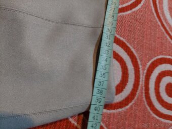 Jarní basic šedá sukně. - 5