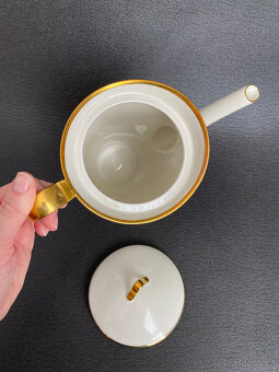 Starožitná porcelánová konvice Ivory, Zeh Scherzer - 5