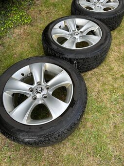 Alu kola 5x112 r16 originál Škoda MOON - 5
