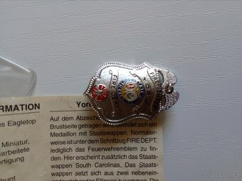 Prodám odznak US hasiče - 5
