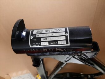 Rám včetně stojanu - Jawa 125 typ 810 Chopper - uloženka - 5
