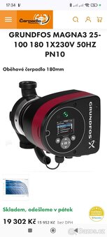 Čerpadlo Grundfos MAGNA3 25-100 180 - 5