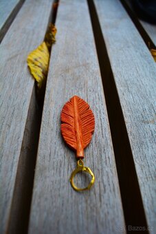 PODZIMNÍ ŠEPOT: RUČNĚ VYŘEZÁVANÉ DŘEVĚNÉ NÁUŠNICE - 5