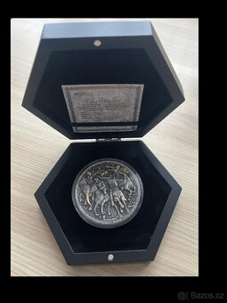 FOUR HORSEMEN OF APOCALYPSE 5 oz stříbrná mince 2022 - 5