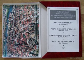 Praha – fotografie z letadla, sběratelská sada 15 kusů. - 5