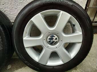 Alu kola  VW Touran 6,5J x 16, 5x112, ET 50, Letní pneu - 5