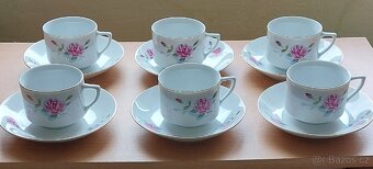 Starožitný porcelán, sklo - 5