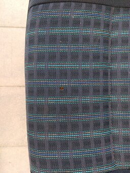 Přední sedačky VW Golf mk2 tmavě modré - 5