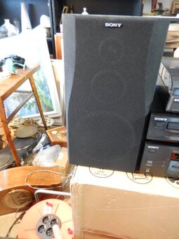 Sony věž- zesilovač, tuner, gramofon, CD přehravač, bedny - 5