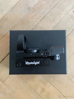 Red dot kolimátor - 20 mm rail - 4 režimy - 2 barvy - 5