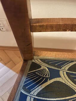 Židle/křeslo art deco repasované starožitnosti - 5