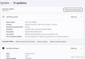 ☑️Herní PC i5 7400,RTX 2060 SUPER 8 GB,16 GB RAM,SSD+HDD - 5