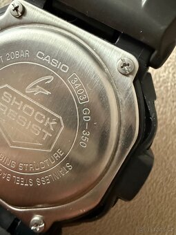 Pánské hodinky Casio GD-350-1ER Mens Watch G-Shock Classic - 5