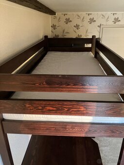 Set patrová postel 80x180cm a vysoká šatní skříň - 5