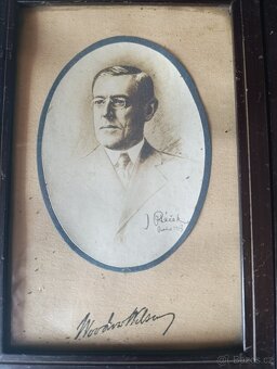 portrét T.G.M. + Woodrow  Wilson - 5
