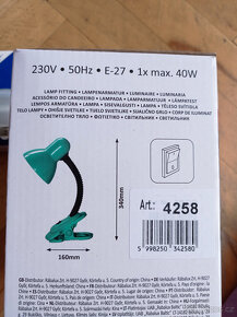 Lampička na klip Rabalux Dennis oranžová - 5