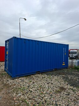 Modrý lodní kontejner 20\' se 3 dveřmi – flexibilní - 5