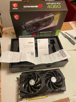 4060 8GB - MSI GEFORCE GAMING X – ZÁRUKA ROK ALZA - 5