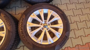 Alu kola VW Tiguan 5x112 R17 215/65/17 zimni pneu - 5