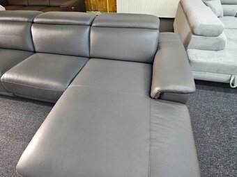 Kožená sedací souprava el.polohovací - 5