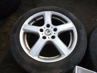 4x alu (5x112) letní pneu 205/55 r16 - 5