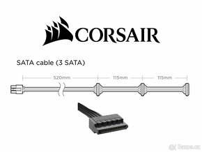 Corsair Type 4 (Type 3) -- náhradní psu kabely ke zdrojům - 5