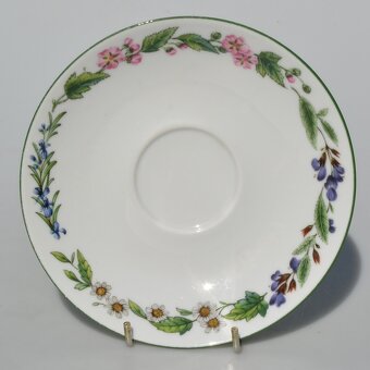 Bylinková porcelánová sada -cajnik +dvojset +mlékovka +hrnek - 5