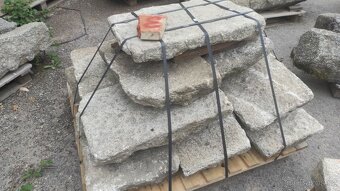 Stará žulová dlažba, kamenná dlažba, zápražáky, 36,2 m2 - 5