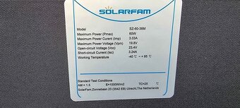 Fotovoltaický skládací přenosný panel - 5