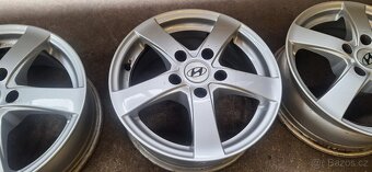 Alu kola Hyundai 15" – originál, 5x114,3 – velmi dobrý stav - 5