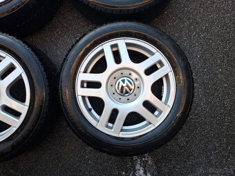 Originální Alu VW kola 16" 5 x 100 ET 42, disk 6.5Jx16H2 - 5