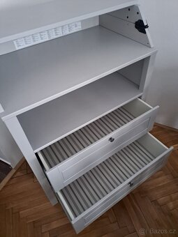 IKEA SUNDVIK Přebalovací stůl/komoda, šedá - 5