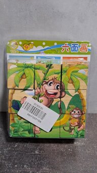 Dřevěné kostky s obrázky - 5