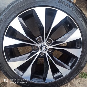 Orig.alu disky ŠKODA SUPERB 3  18" - 5