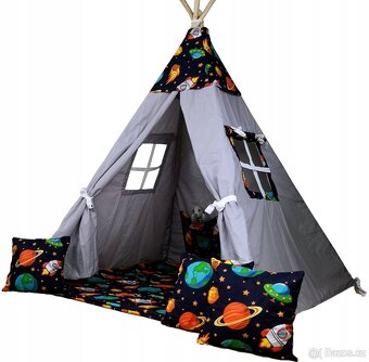 Týpí stan - domeček vesmírný Teepee - 5