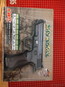 Airsoftová pistole SW M40, CO2, Non-Blowback, kovový závěr - 5