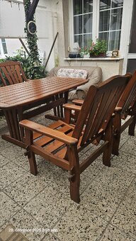 Dřevěný zahradní nábytek Harbo - 5