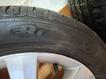 Alu kola R15 5x100 Škoda + 195/50/15 Barum - 5