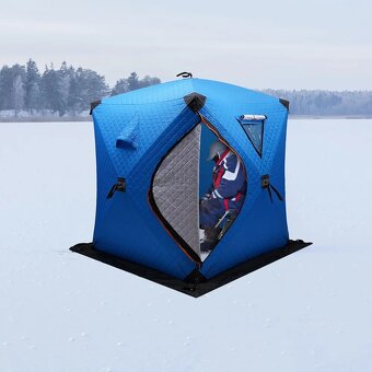 Zimní přenosný izolovaný stan pro 1-2 osoby s kabelkou - 5