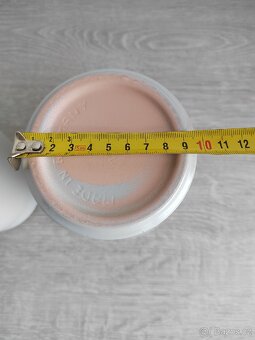 Keramicky obal / kvetinac sedy - 2ks - 5