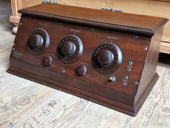 Starožitné rádio Chelsea Super-Five 5, USA, 1925, 5 lampovka - 5