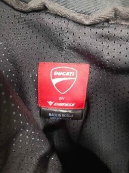 Dámská kožená bunda na motorku Ducati Dainese černá - 5