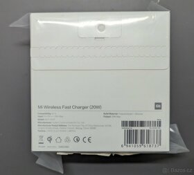 Xiaomi bezdrátová rychlo nabíječka 20W - NOVÁ, NEROZBALENÁ - 5